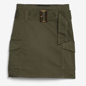 Express high rise stretch cargo skirt
